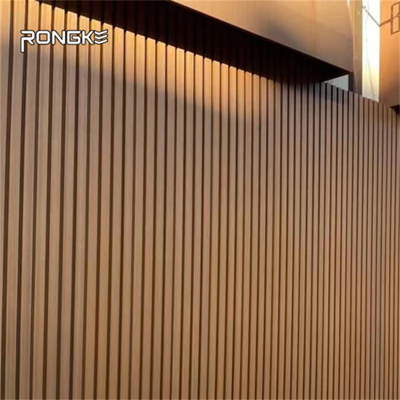 Decorative outdoor wpc wall cladding exterior louver panel ceiling