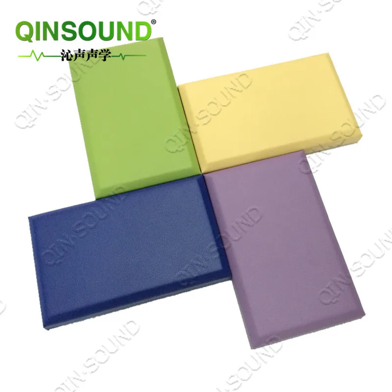 
2020 Qinsound glass fiber fabric acoustic panel production line fabric wall of fences for cinema 