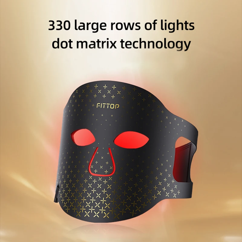 2024 Portable And Rechargeable Anti-Aging Red Light Skin Rejuvenation & Wrinkle Reduction LED Mask Near-Infrared Led Face Mask