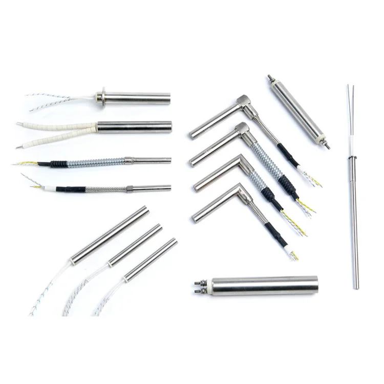 12v 24v 220v stainless steel industrial electric rod resistance heating element High Density Single Head Cartridge Heater