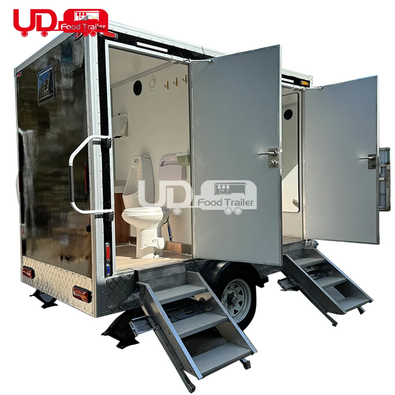 Customized  Prefab Public Portable Mobile Camping Outdoor Bathroom Restroom  For Sale