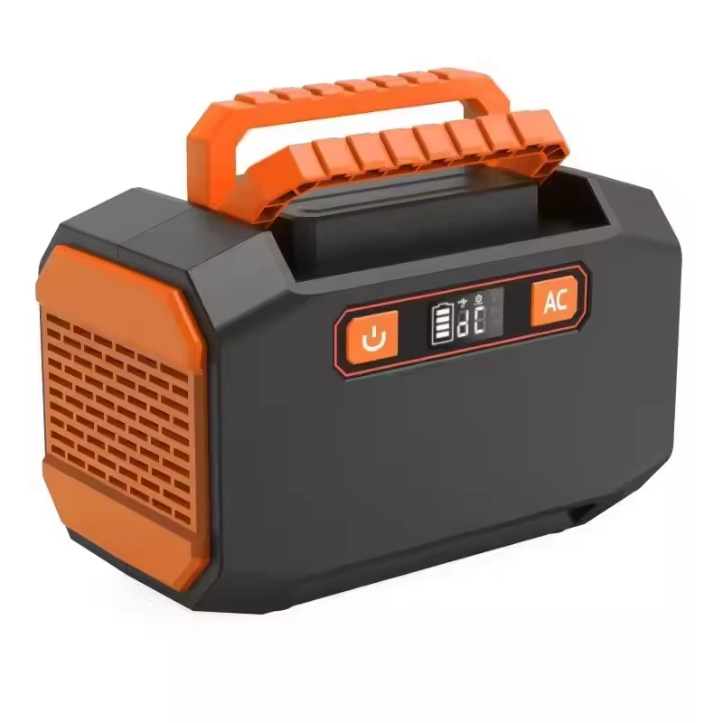200W 115Wh Lithium Portable Power Station Solar Generator for RV Travel Camping Backup Emergency Power System
