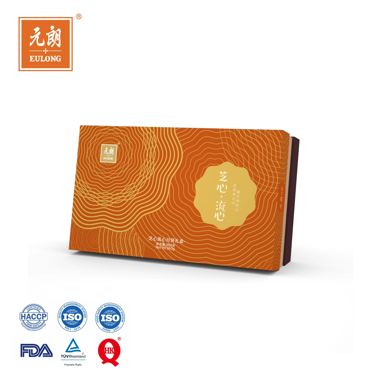 Вкусный и полезный подарок mooncake 360 г сыр заварная Лава КИТАЙСКИЙ ЛУННЫЙ