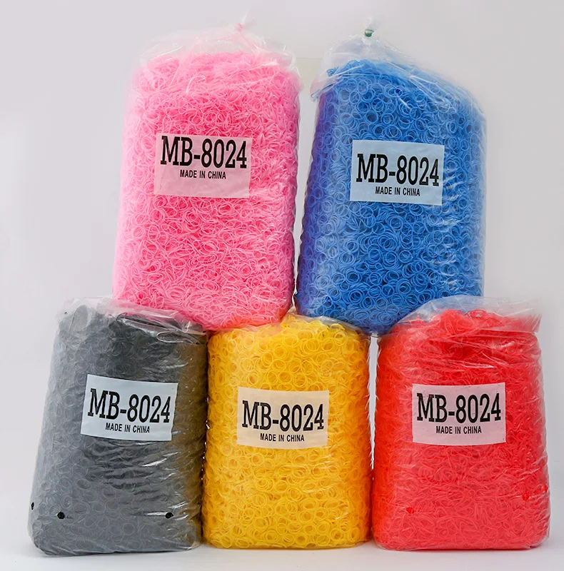 20000 Mini Rubber Bands Soft Elastic Bands for Kid Hair Braids Hair Ties