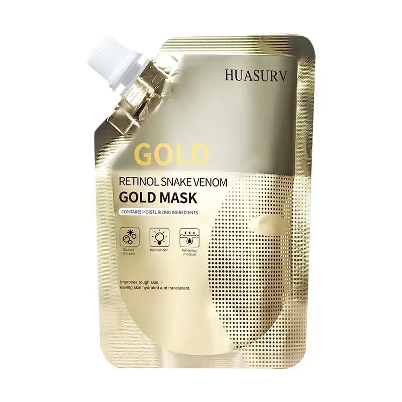 Snake enom Retinol Whitening Hydrating Facial Masks Oem Gold Peel Off Mask Vitamin C Face Mask