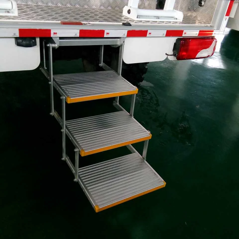 Triple Folding Electric Single Steps For Vehicle Loading 200KG
