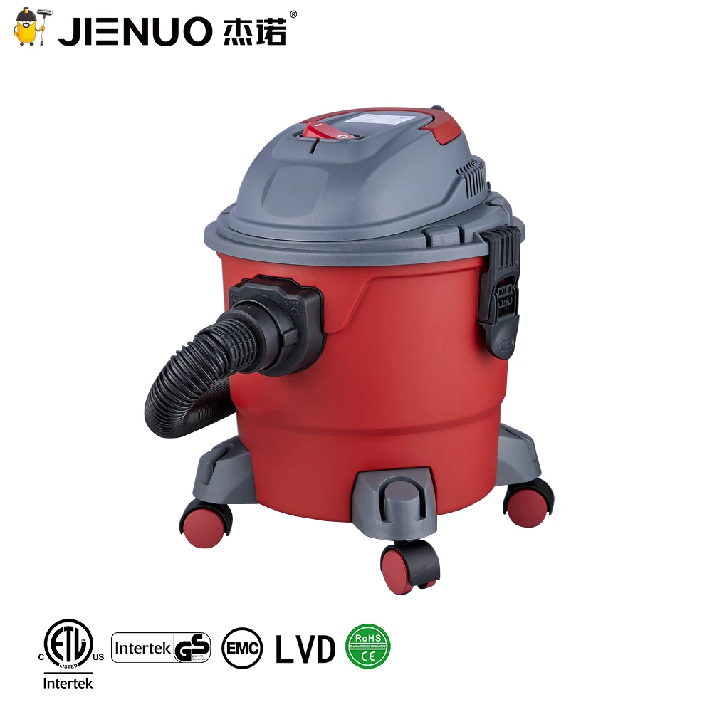 
Jienuo 15L Carpet cleaning machines wet dry vacuum cleaner 1200w with PP tank 
