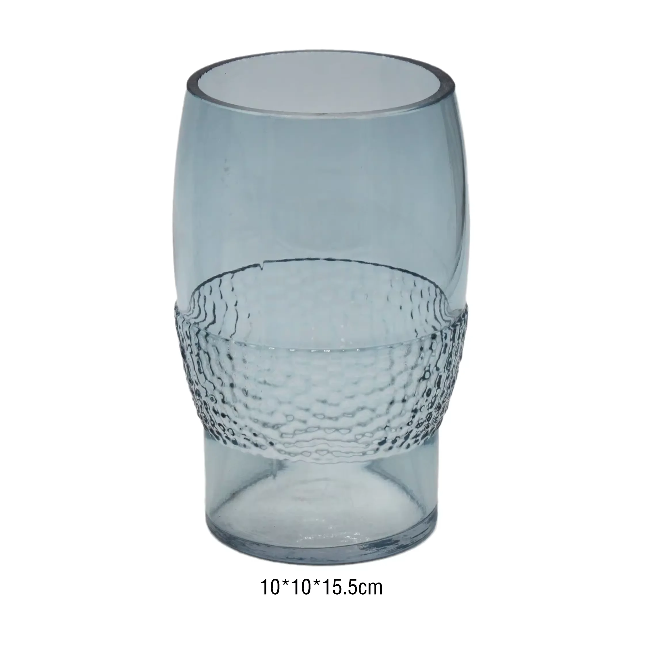 trending products 2024 new arrivals Clear sky blue cylinder vases for home decor