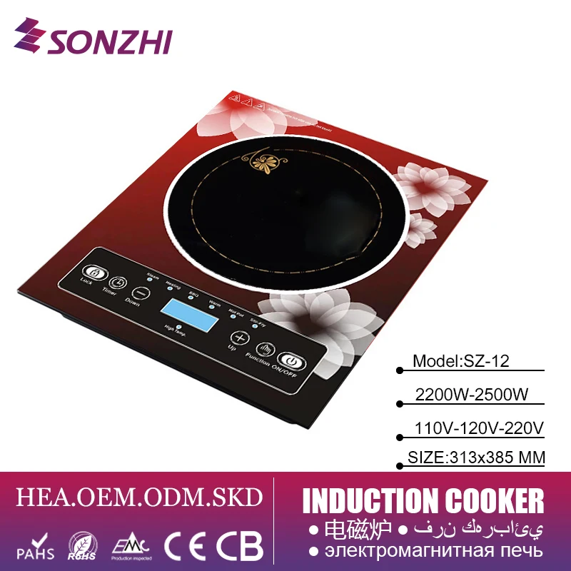 SONGZHI индукционные плиты SKD CKD OEM Инфракрасные Индукционные Плиты iikon плита коммерческая индукционная 2000 Вт сенсорная Alpine