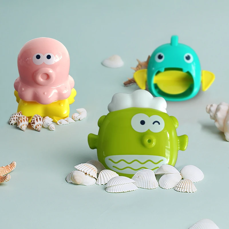 Cartoon Baby & Toddler Bathtub Baby Bath Tub Toys Spray Water Toy Kids Bathroom Waterfall Baby Bath Toys