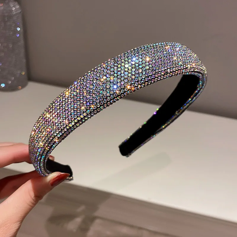 2022 holiday design women headband Jeweled Bling rhinestone party Hairband christmas Hair Accessories