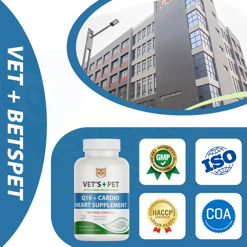 Turkey Tuna Chicken Flavored Heart Supplement Tablets for Cats Dogs Flea Control Eye Care Pest Management for Fish Health Care