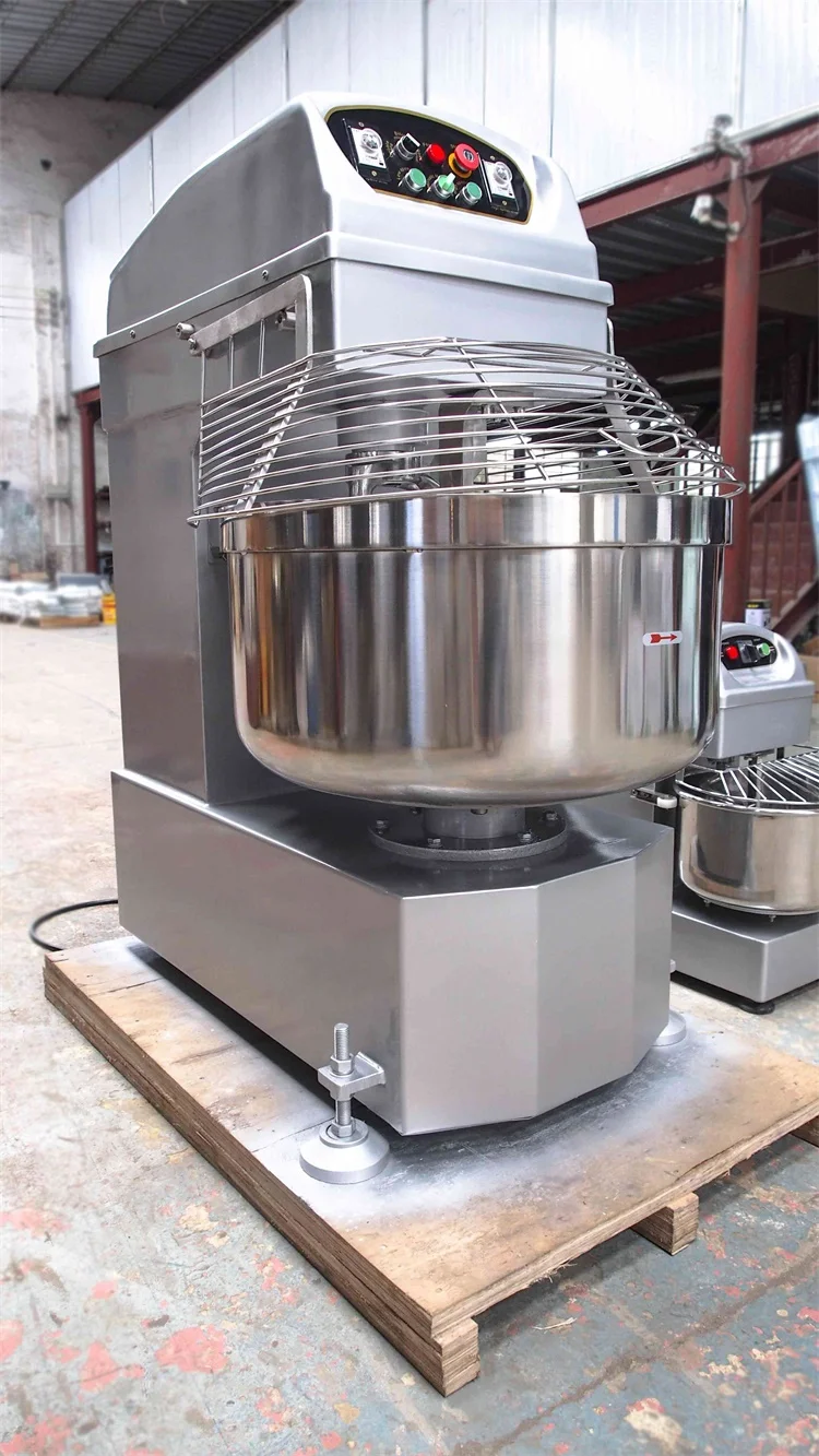 50kg flour capacity 130L Spiral Dough Mixer Bread Making Machine Bakery Equipment With CE Certificate