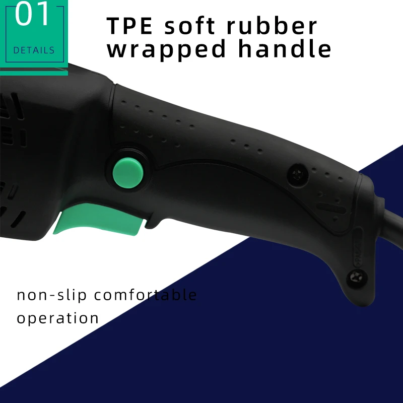 ANTIEFIX  1200W 180mm Dural Action Angle Grinder Type Electric Car polisher