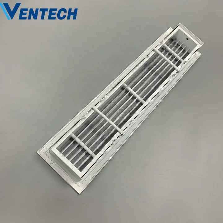Hvac Exhaust Air Wall Vent Conditioning Aluminium Ventilation Supply Air Fresh Air Linear Bar Grille