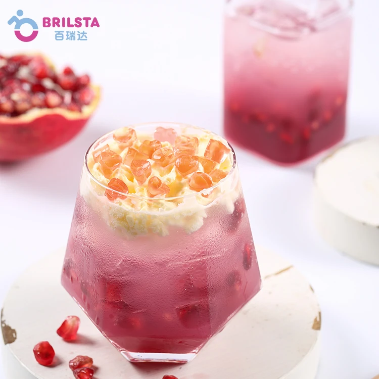 Trade assurance supplier mango jelly pearl konjac jelly pearls white boba pearl milk tea ingredients frozen taro balls