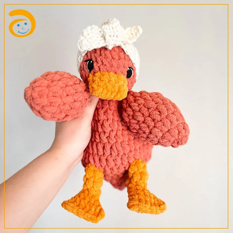 Della Duck Lovey вязание крючком утка узор игрушка Amigurumi