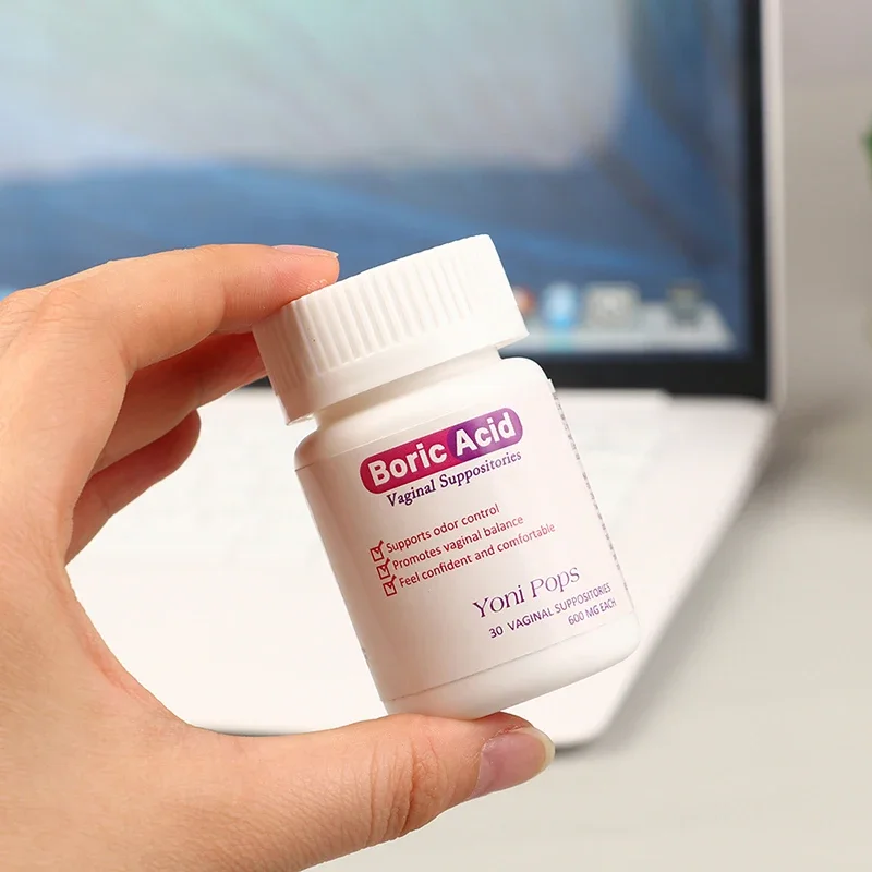 Hot Sale OEM Boric Acid Suppositories Private Label Yoni Pop Pills for Wetness Boric Acid Suppository