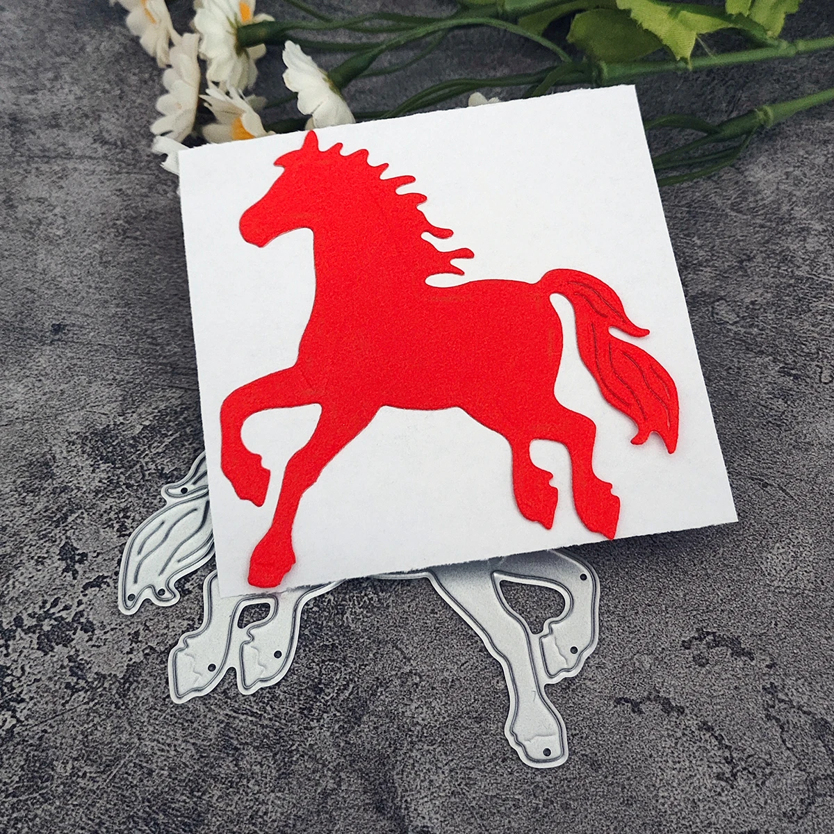 AAGU New Metal Cutting Dies Mould Scrapbooking Invitation Card Decoration Animal Horse Scrapbooking Craft Cutting Die