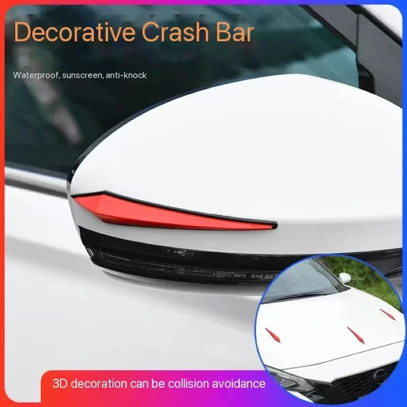 Car Anti Scratch Rubber Strip Rearview Protector Sticker Door Anti Collision Safety Parking Wall Auto Bumper Edge Protection