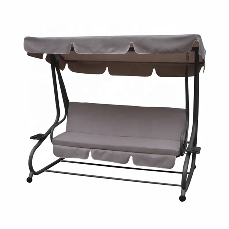 Лидер продаж профессиональная OEM фабрика водонепроницаемая УФ защита наружная мебель стальные патио качели