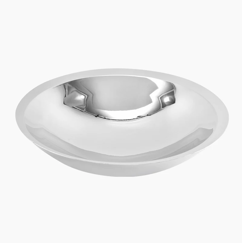 Modern Large Capacity Stainless Steel Fruit Bowl Mirror Polish Metal Home Dinning Candy Bowl at Wedding
