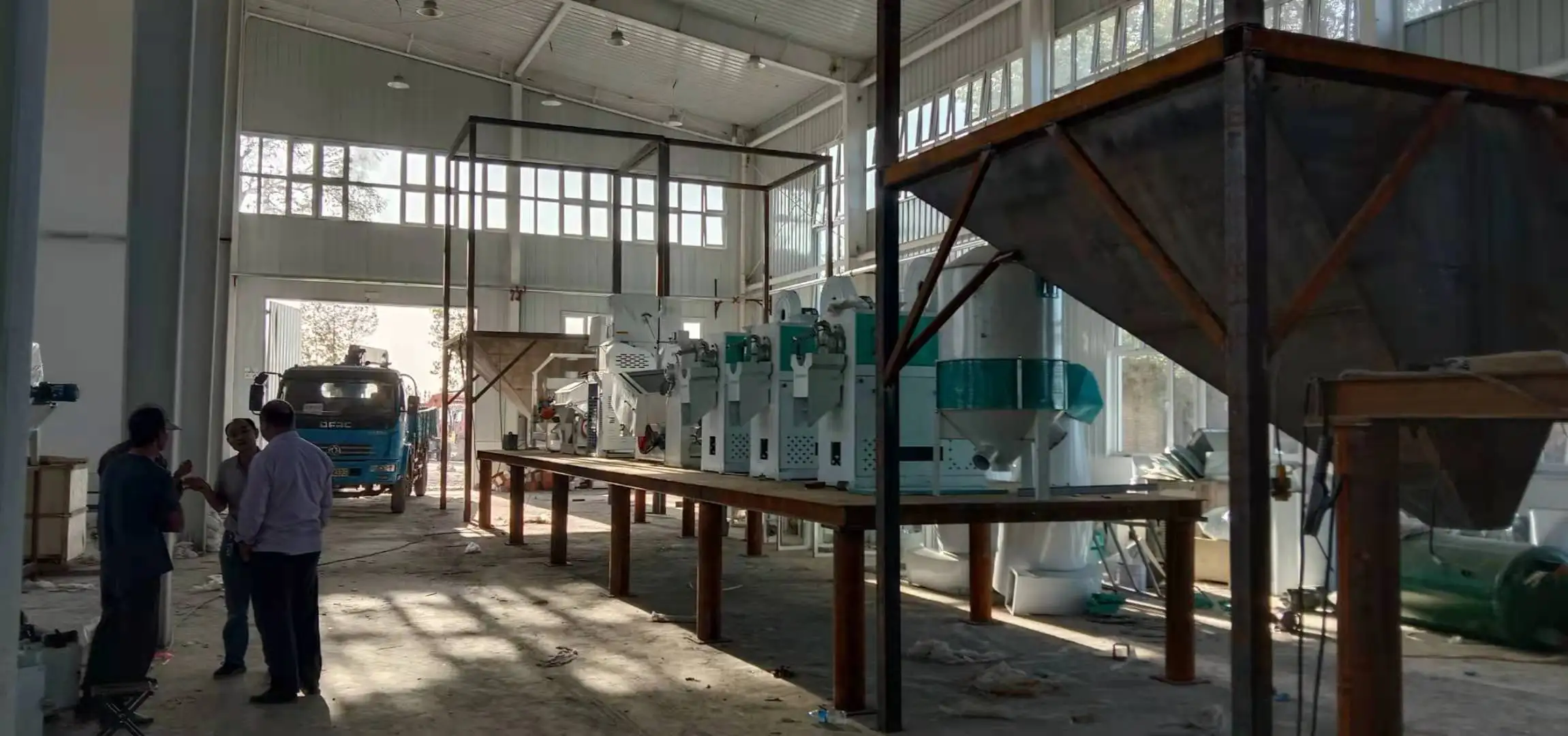 Rice mill complete set combination of commercial grain corn