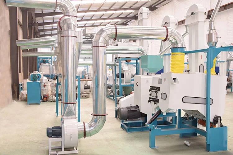 Complete 12 ton per day Fine Maize Flour Milling Machine with Packing Machine