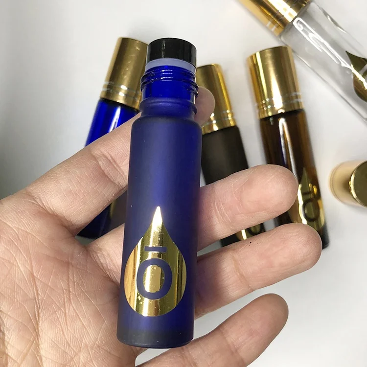 10 мл стеклянный высокий рулон на многоразовом пустом Doterra стеклянная бутылка с шариковой крышкой из нержавеющей