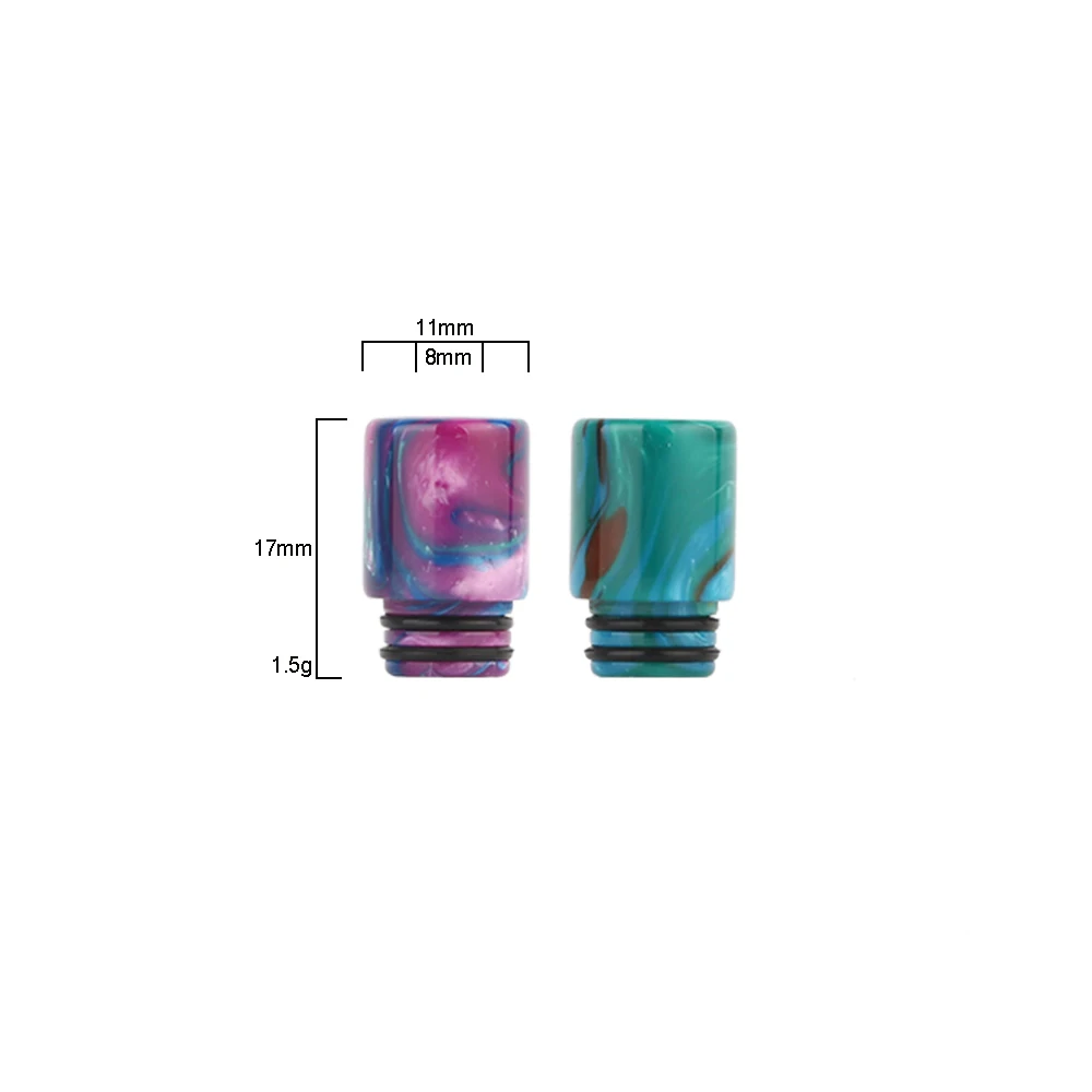 Sailing new drip tip 510 epoxy resin drip tip vape mix-color drip tip