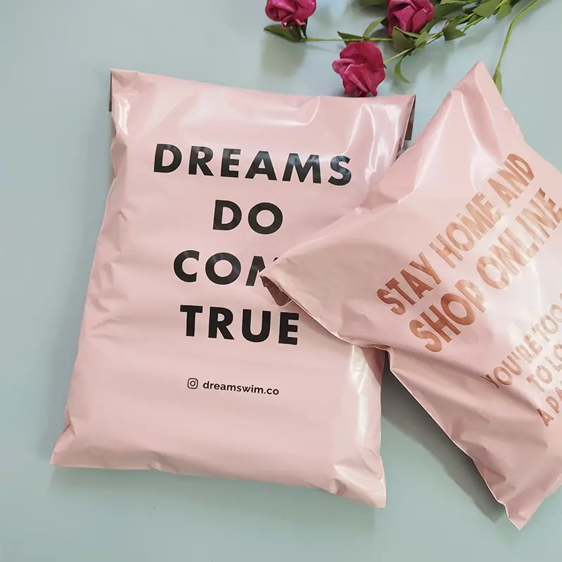Custom Logo Poly Mailer Bags Custom Printed Eco-Friendly Plastic Envelope Poly  Courier Mailing Bag For Express