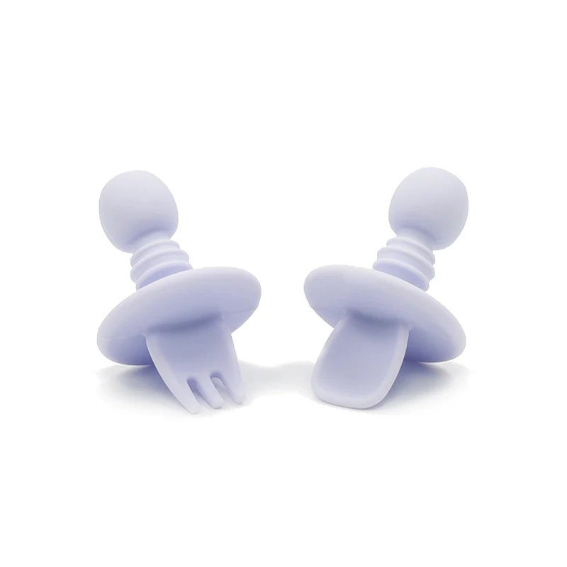 100% Food Grade Soft and Flexible Feeding Utensil Silicone Baby Spoons