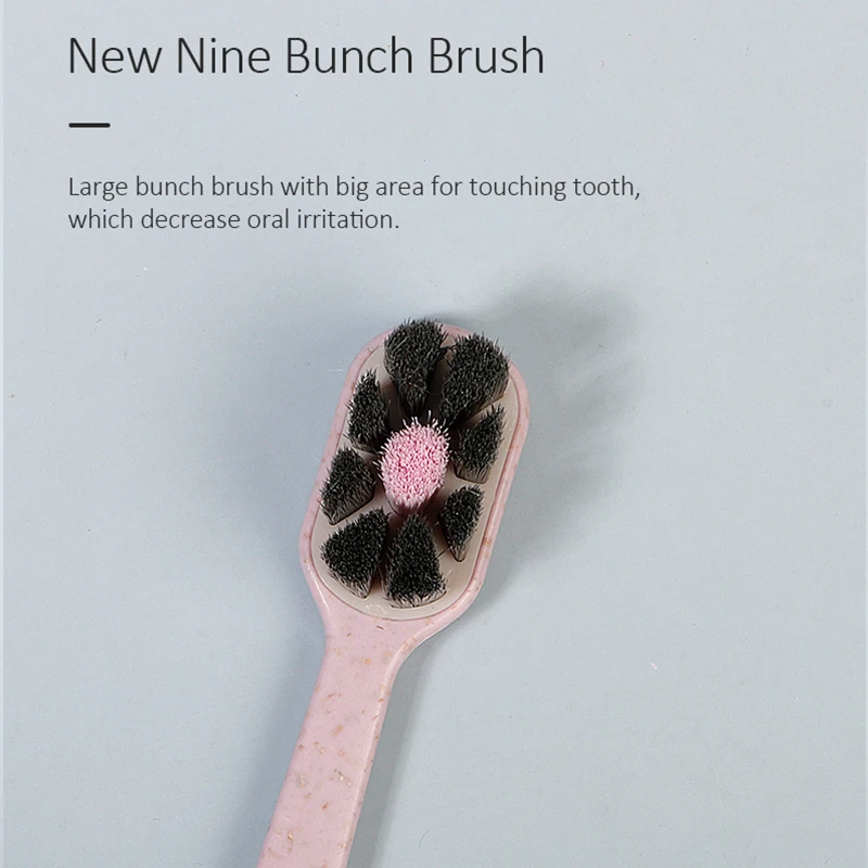 Adult pregnant woman economical 10000 super ultra soft bristles plastic toothbrush Eco tooth brush