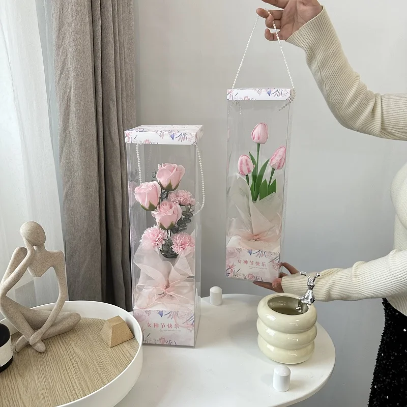 Lovely Gift For Women Artificial Soap Tulip Flower In Nice Package Great Gift For Mother Day