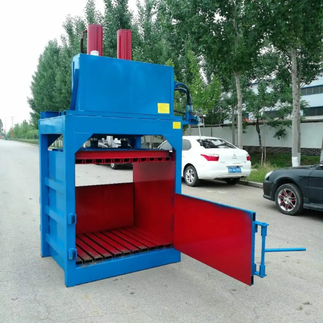 Hay Baler Hydraulic Vertical Compressing Machine Cotton baling Machine