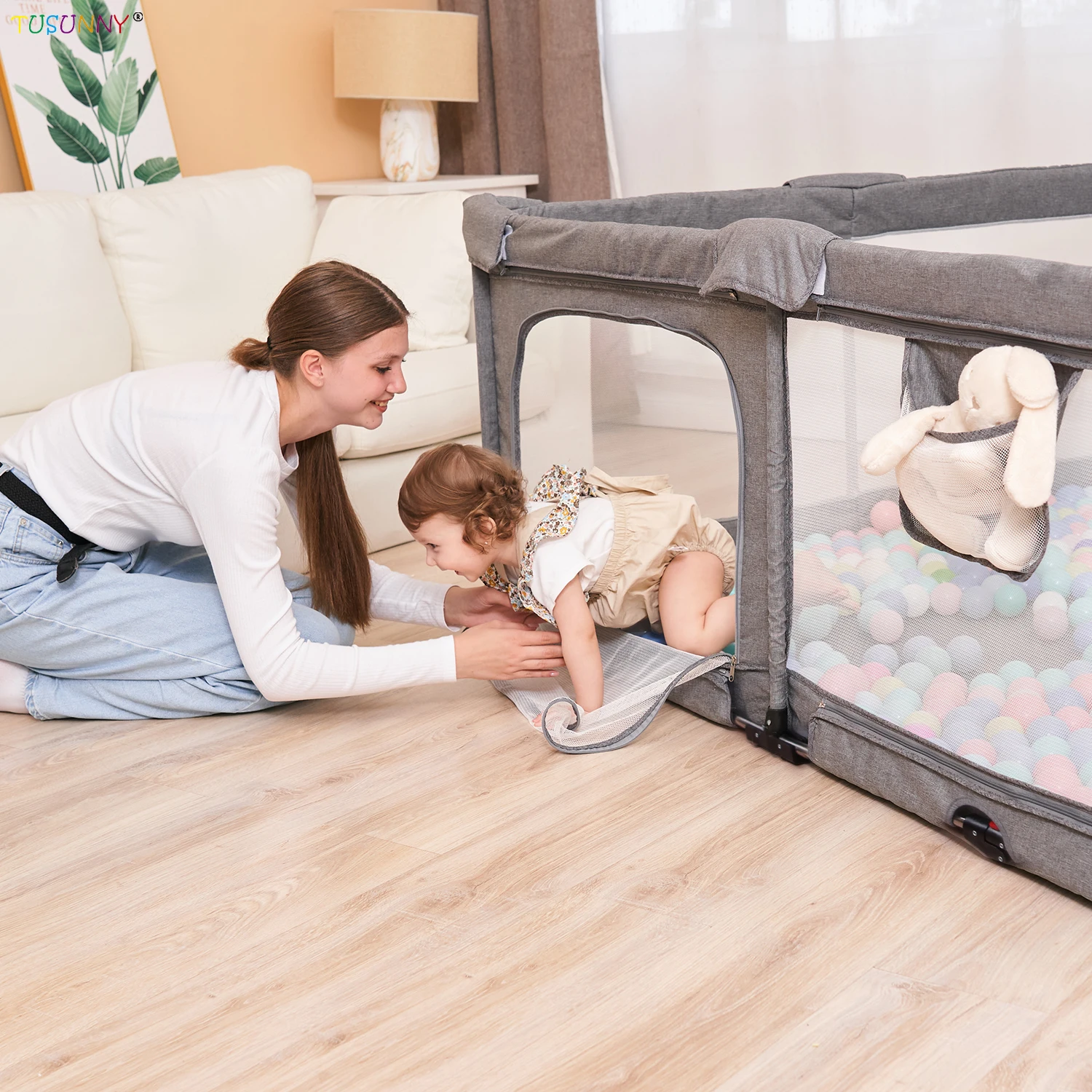 Baby  Playpen Big Size Foldable Adult Baby Playpen Easy To Carry  Care Fence For Babies And Kids