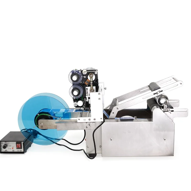 Round bottle labeling machine semi-automatic label sticker machine