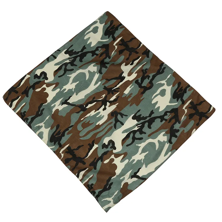 
Custom Personalized Quick Dry Head Paisley Scarf Bandana Camouflage Printed Tie Dye Bandana 