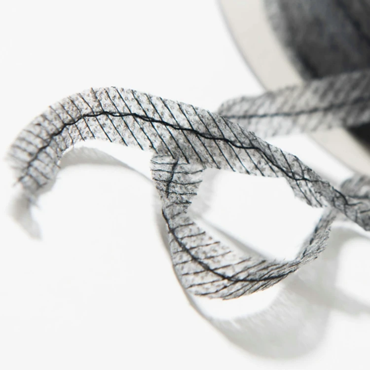 Elastic fusible eco-friendly stitch-bond tape stitch bond nonwoven fabric for clothes garment