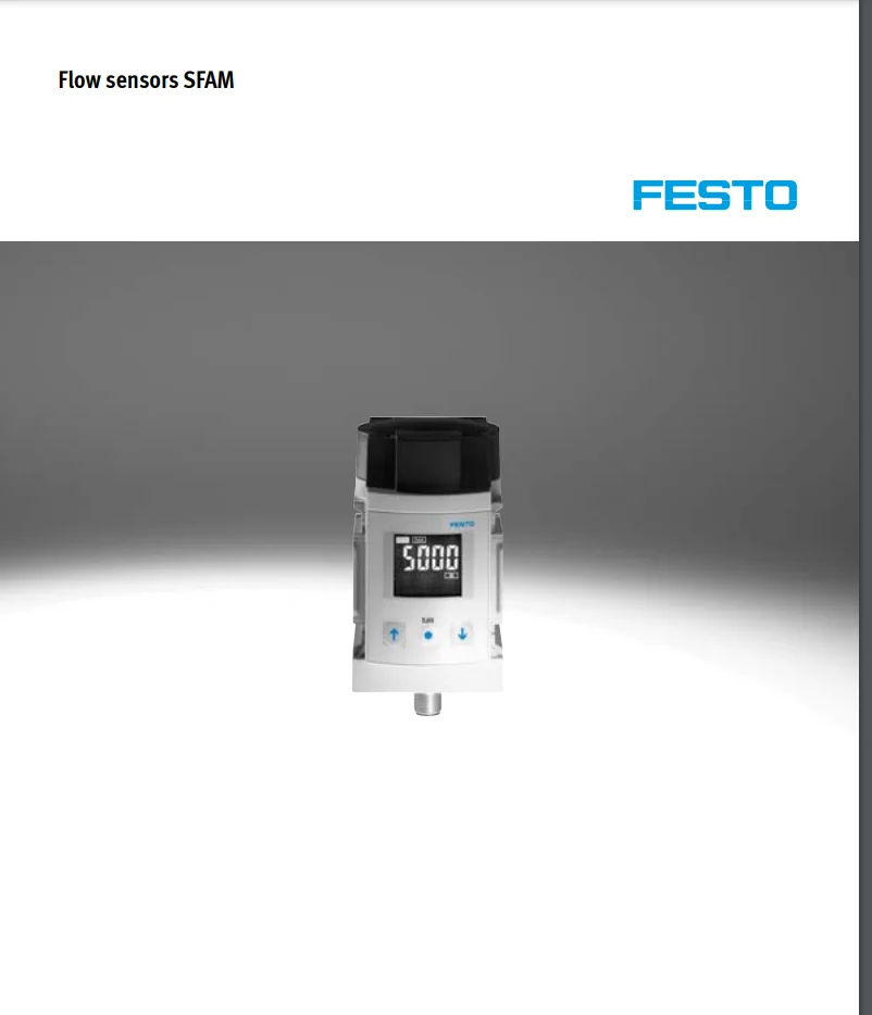 ORIGINAL AND NEW 573350 SFAM-90-15000L-M-2SA-M12 FESTOS ON STOCK Flow sensor