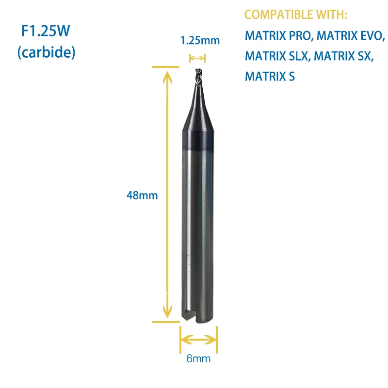 F3W F44W F22W F30W F1.25W Cutter Compatible WIth SILCA Matrix Key Duplicator Machine Locksmith Tool