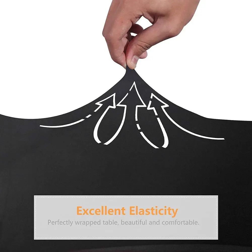 Rectangular Fitted Spandex Tablecloths Wedding Party Cocktail Stretch Table Covers