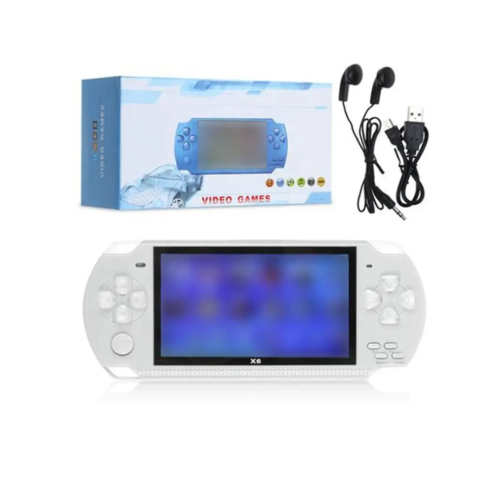 Игровая консоль X6 для PSP Game Handheld Retro экран 4 3 дюйма mp4-плеер игровой плеер с поддержкой камеры видео электронной