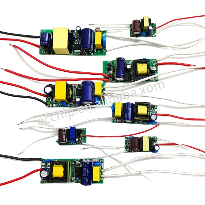 High Power LED Chip Light 18W 20W 21W 24W 27W 30W 600mA Constant Current LED Driver 18-34V PCB Board without Case