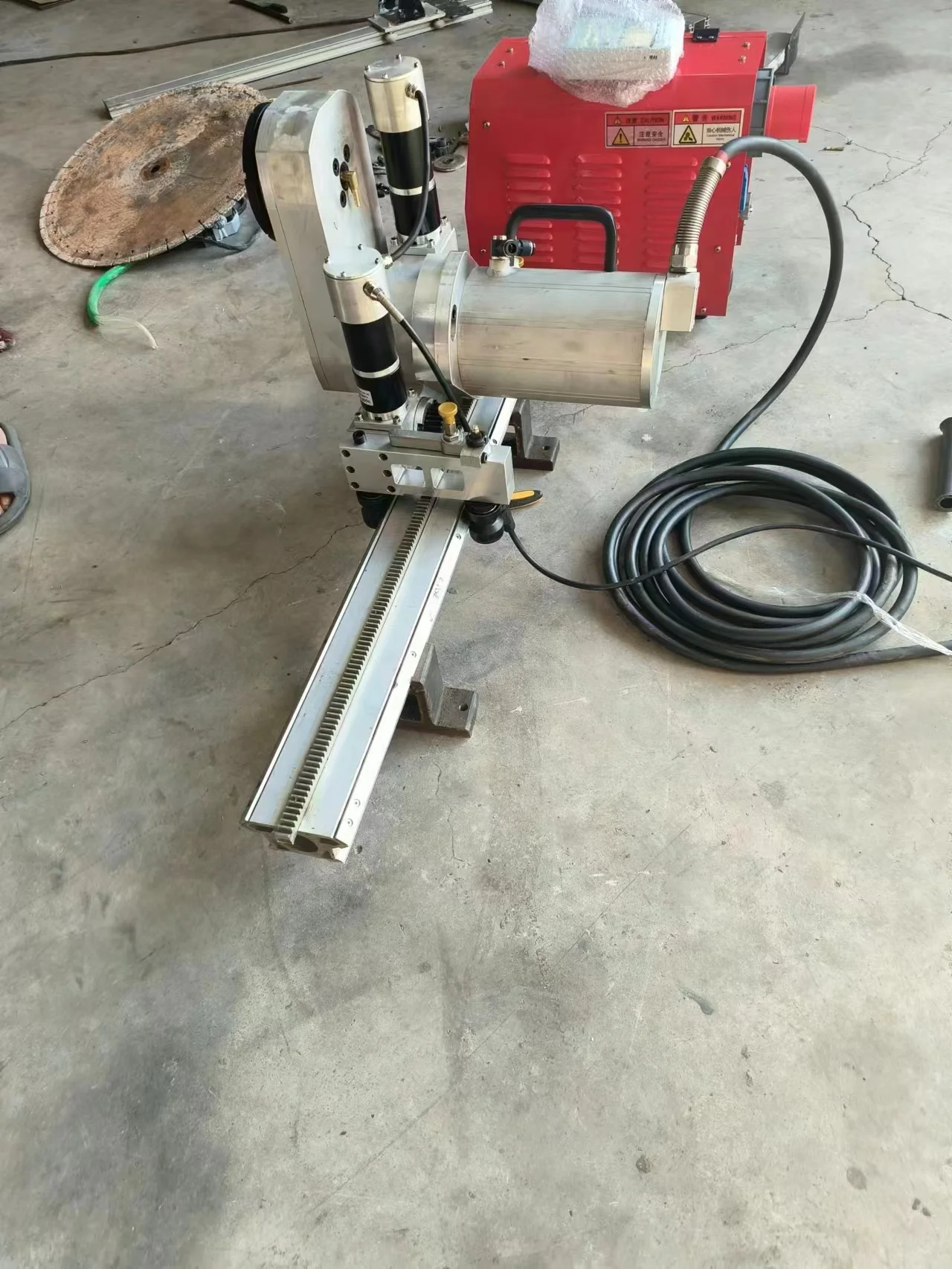 20kw High Frequency Cement Reinforced Concrete Wall Cutting Machine Concrete Wall Saw For Sale