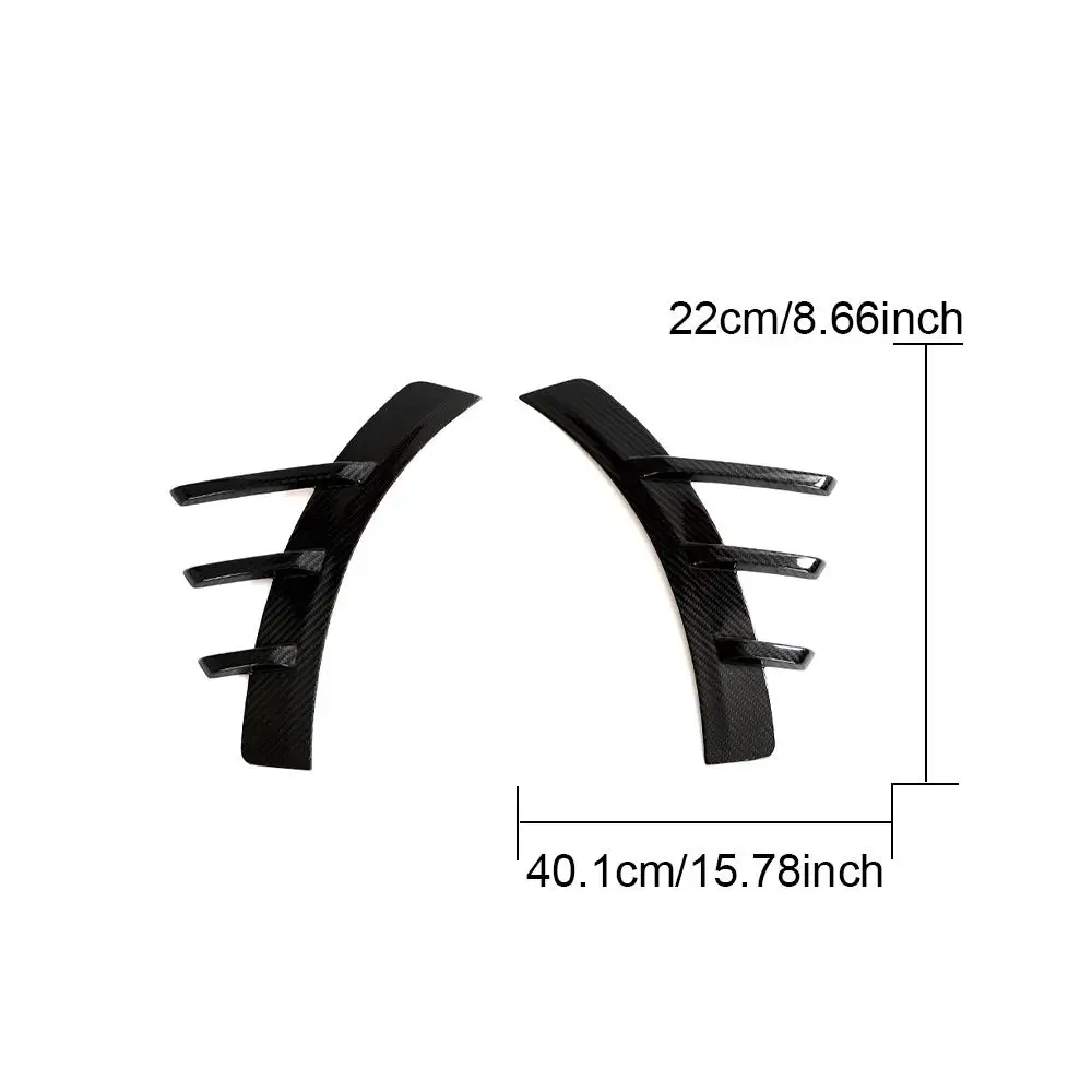 Dry Carbon Fiber Car Wheel Eyebrow Arch Trim Lips Fender Flares Protector for BMW G87 M2 2022-2023