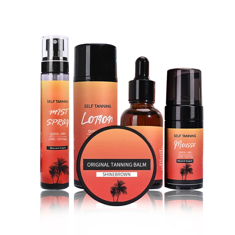 QQLR Organic Body and Face Self Tan Mitt Mousse Cream Sun Tub Tanning Gel  Spray Oil Tanning Lotion