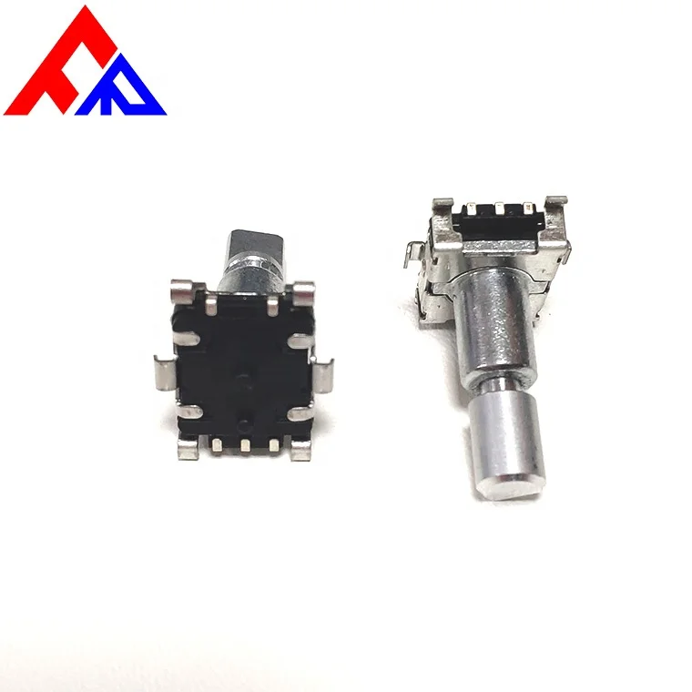 EC11 SMD 1.5mm stroke 5pin 6mm metal D-axis knurled shaft encoder 9 pulse 15 pulse 20 pulse rotary encoder
