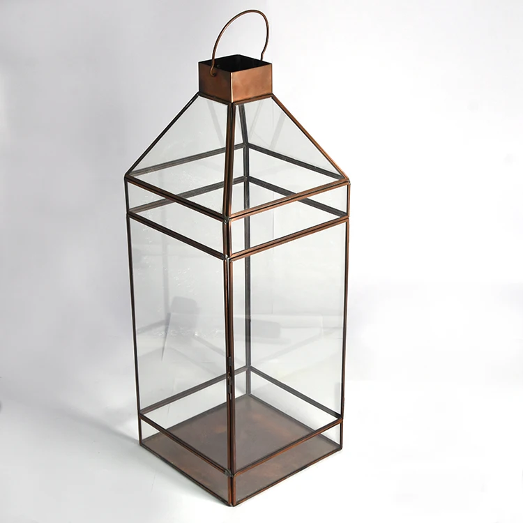 Прямая продажа с фабрики Цена 10 дюймов высокое дома декоративные клетки фонарь психического и стекло Suspensible подсвечник