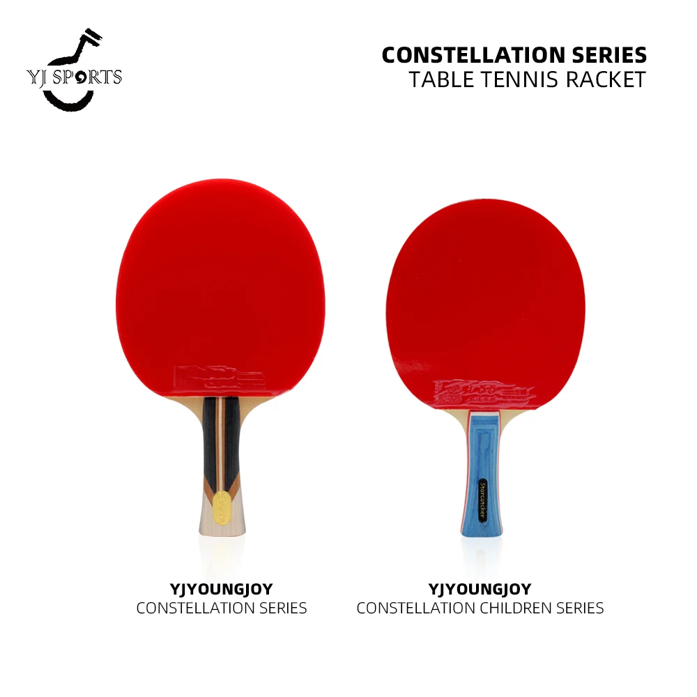 YoungJoy YJ спортивные созвездия серии профессиональные Углеродные ракетки для настольного тенниса